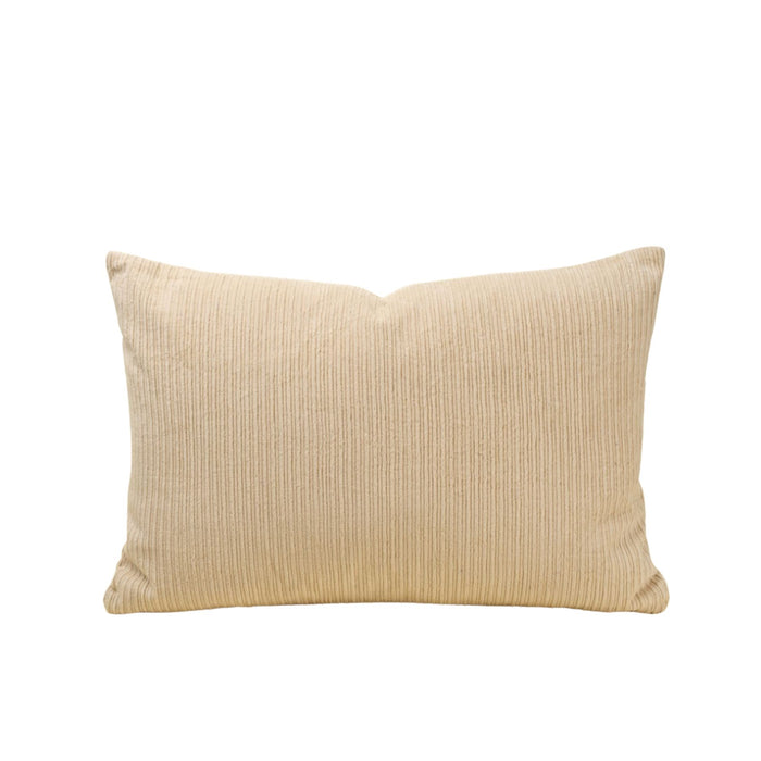 Wide Wale Corduroy Pillow | Ivory
