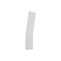 White finish wall sconce, by Modern Forms, for hallway or living room