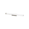 Brushed nickel finish vanity light, by Modern Forms, for bathroom