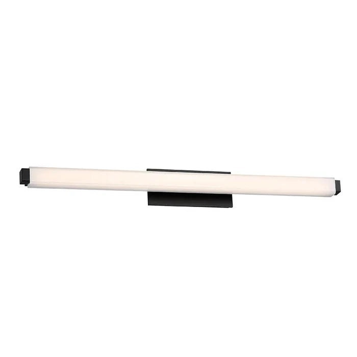 Black finish vanity light, by Modern Forms, for bathroom