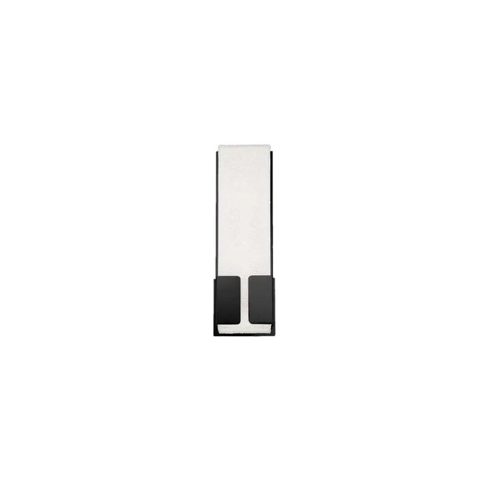 Black finish vanity light, by Modern Forms, for bathroom