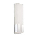 Chrome finish vanity light, by Modern Forms, for bathroom