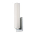 Chrome finish vanity light, by Modern Forms, for bathroom