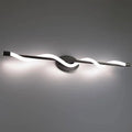 Black finish vanity light, by WAC, for bathroom