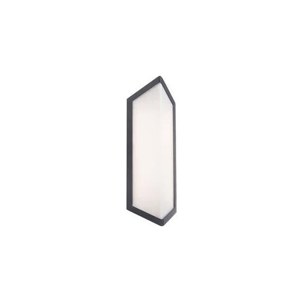 Black wall sconce, by WAC, for hallway or living room