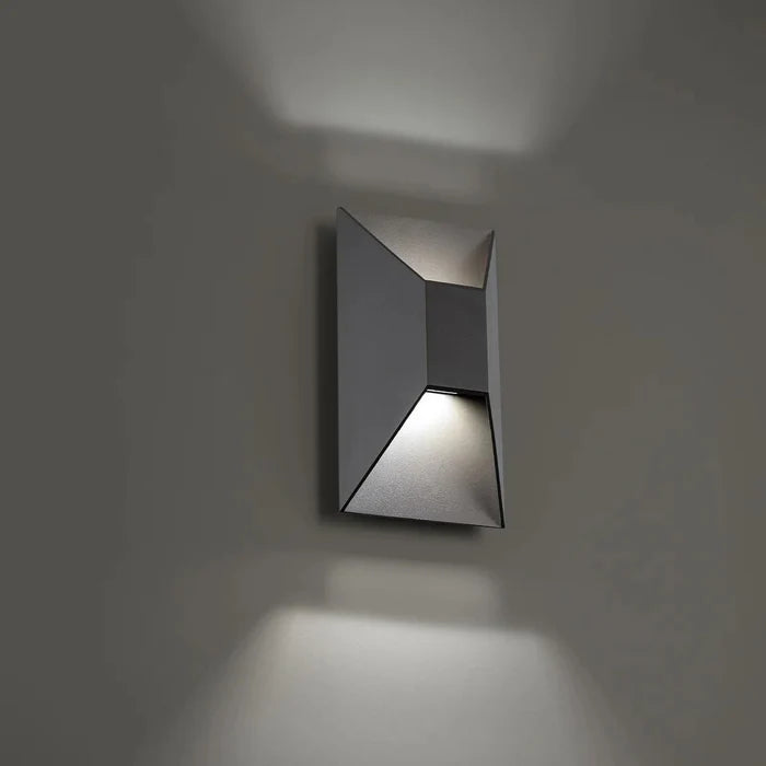 Bronze finish wall sconce, by Modern Forms, for hallway or living room