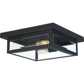 Earth black wall sconce, by Quoizel, for hallway or living room