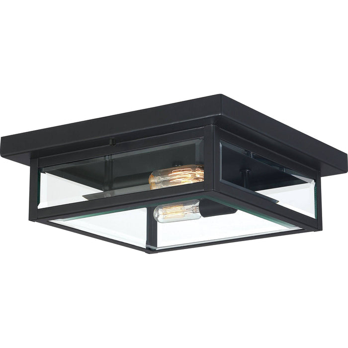 Earth black wall sconce, by Quoizel, for hallway or living room