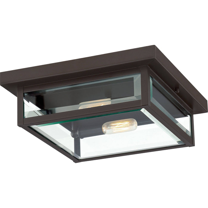 Western bronze wall sconce, by Quoizel, for hallway or living room