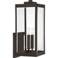 Western bronze wall sconce, by Quoizel, for hallway or living room