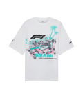 Puma x F1 Pitstop Miami Tee Shirt White