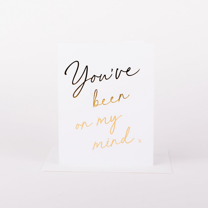 You've Been On My Mind Card