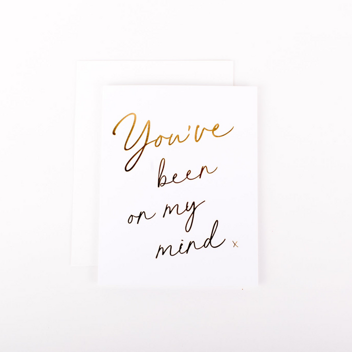 You've Been On My Mind Card